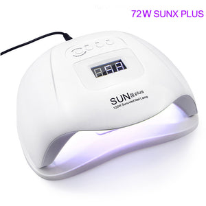 72W LED Nail Lamp with 36 Pcs Leds UV Lamp For Manicure Gel Nail Dryer Drying Nail Polish Lamp Auto Sensor Manicure Tools