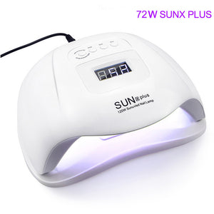 72W LED Nail Lamp with 36 Pcs Leds UV Lamp For Manicure Gel Nail Dryer Drying Nail Polish Lamp Auto Sensor Manicure Tools